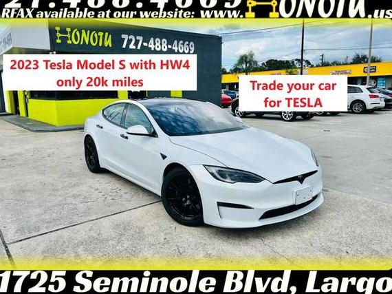 TESLA MODEL S 2023 5YJSA1E53PF525341 image